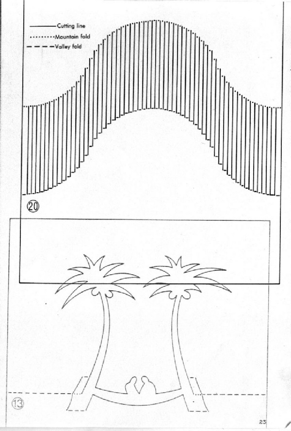 Страница 23. Поздравительные открытки (киригами)