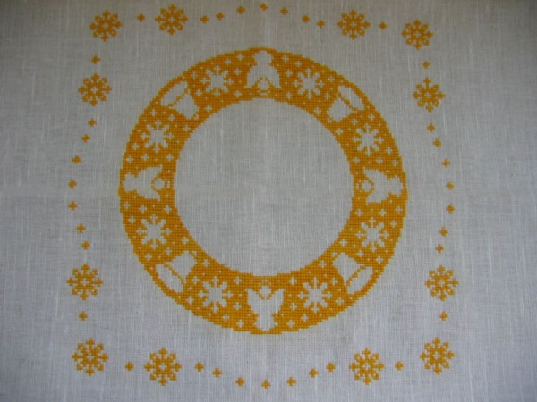 Салфетка от Jenni. Встреча в декабре 2004г.