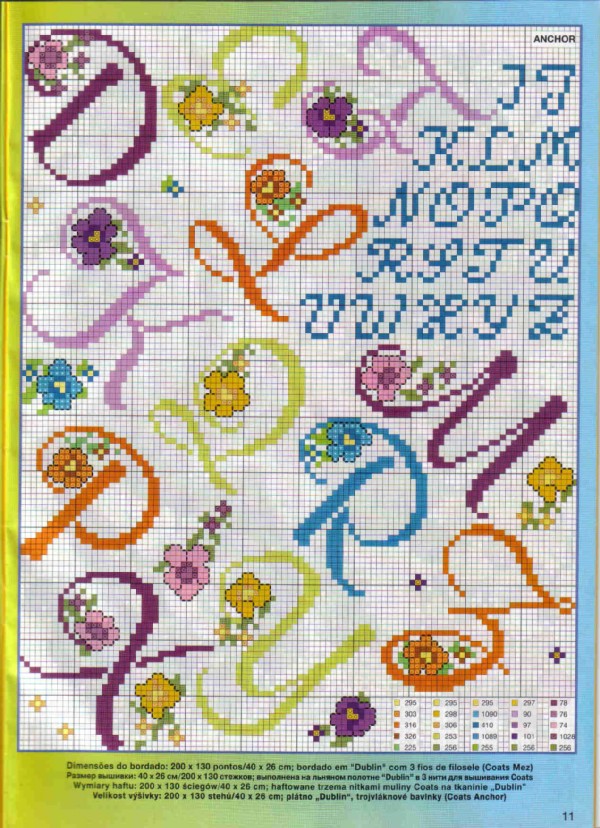 10. Anna Spezial Cross stitch