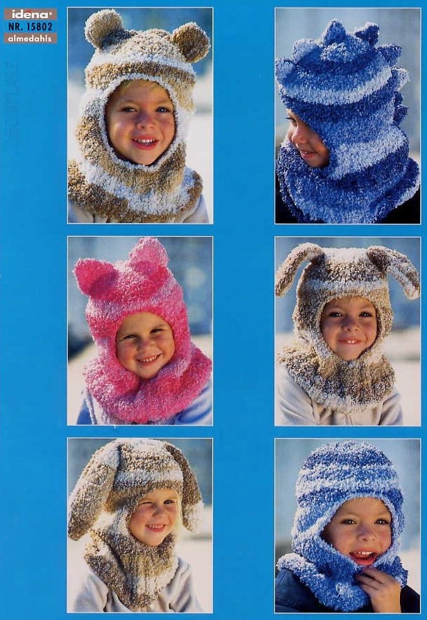 Фруктово-ягодные и другие забавные шапочки