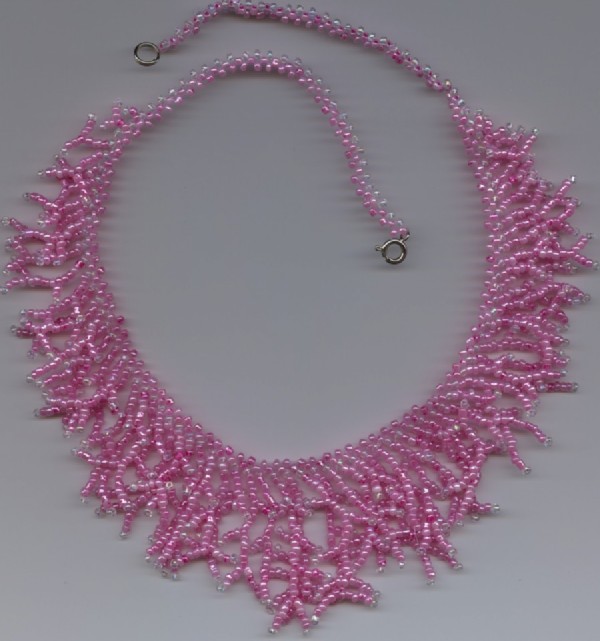 колье . бисер 