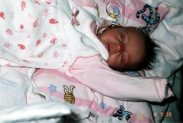 Нася спит.... Мы с Насей