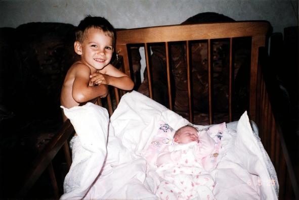 Алешка с Настюшей. Мы с Насей