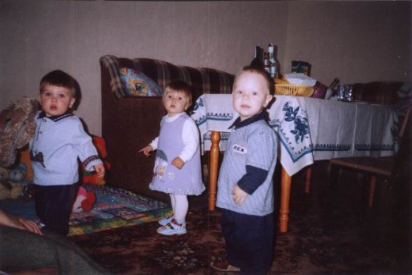 День рождения Сергея (слева). S malishami