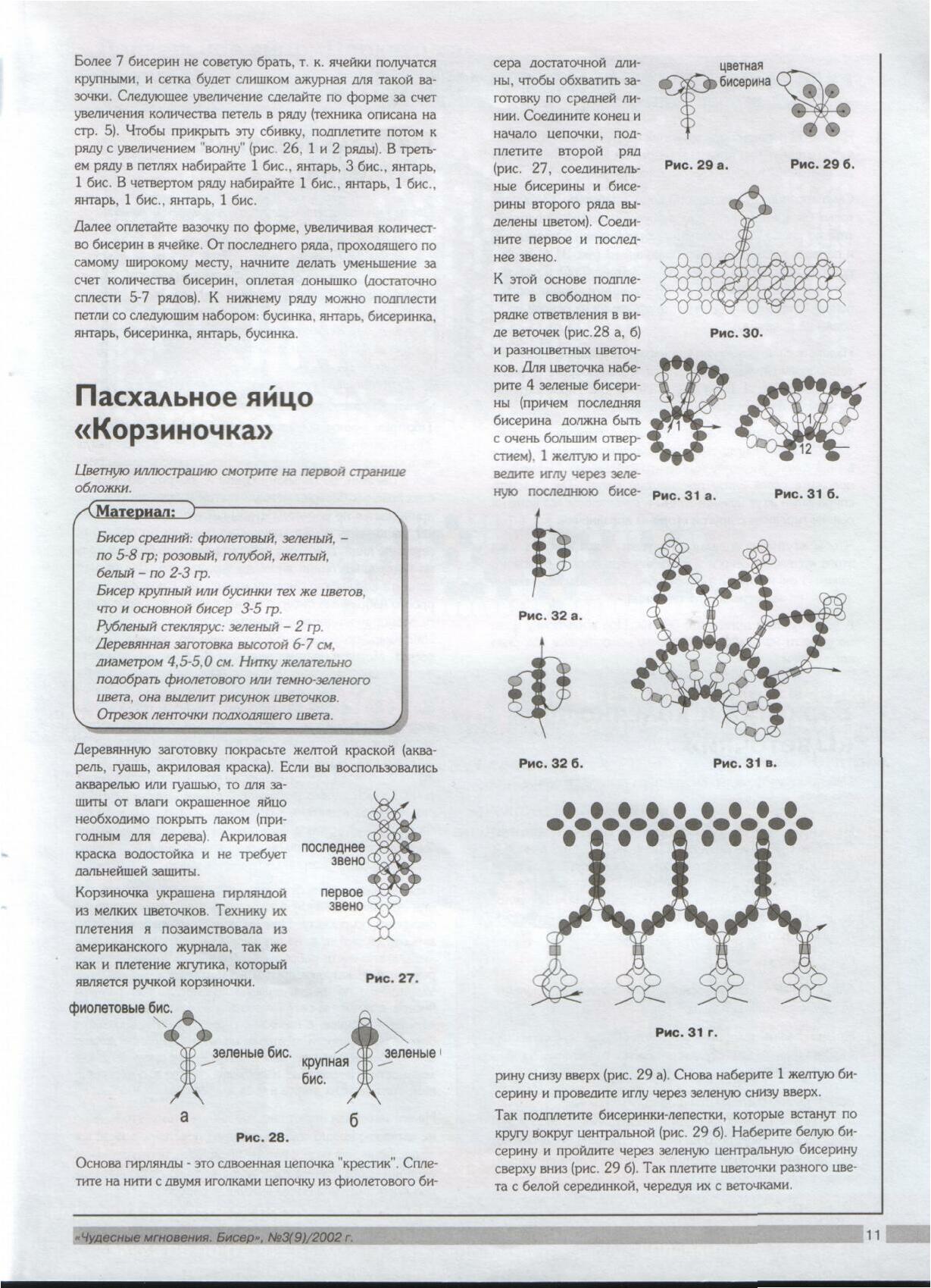 Чудесные мгновения - бисер 03/2003