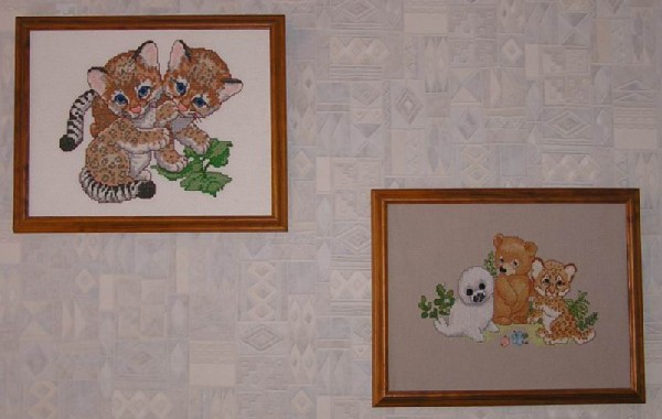 На стене.. Оформление моих работ