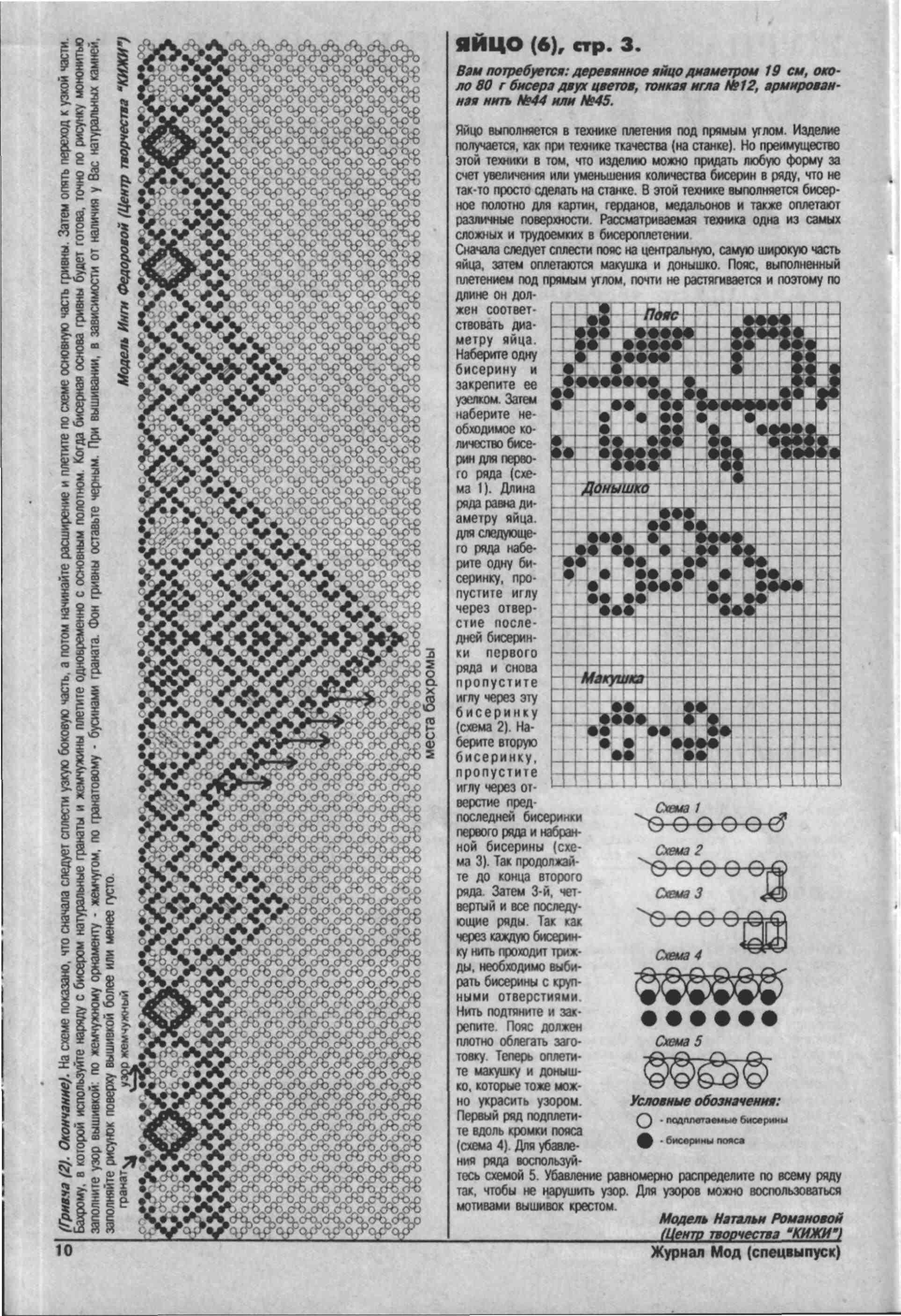 Журнал мод - бисер