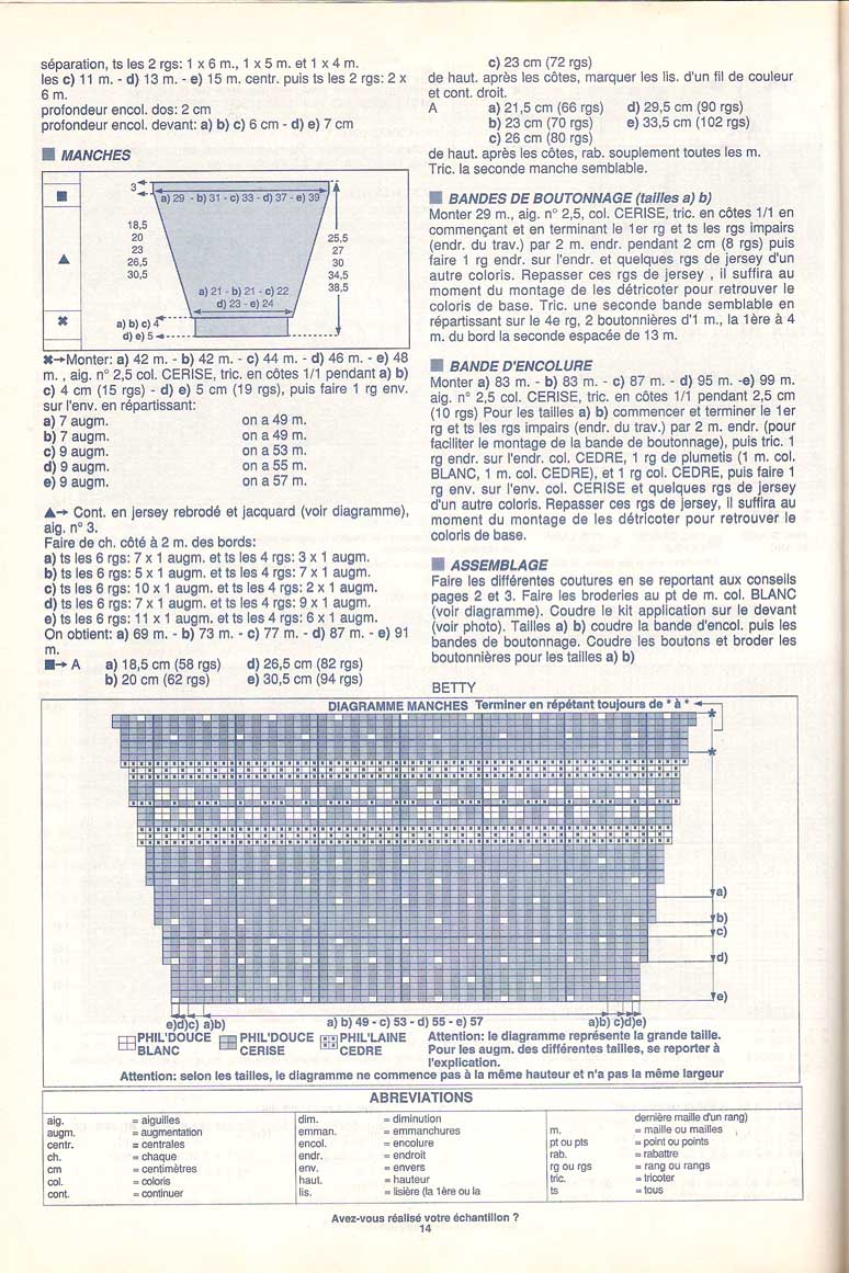 PHILDAR детский зима 1996 француз