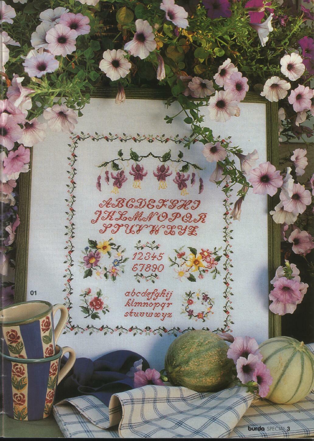 Burda вышивка крестом 04/1996