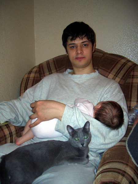 Папу любят все!. Лиза 0 - 2 года