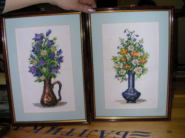 Работа Елены Хацкевич. 2004 апрель(посиделки)