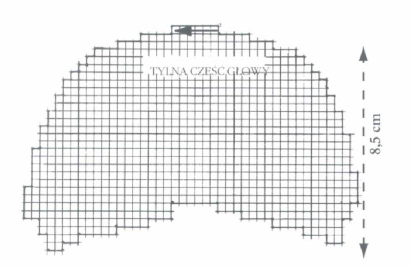 tyl glowy. mis i piesek DMC