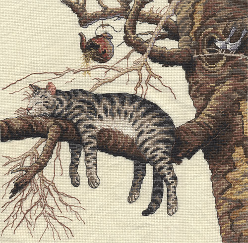 Мой ленивец. Моя вышивка