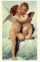 Небесный поцелуй. Для сравнения работы художников