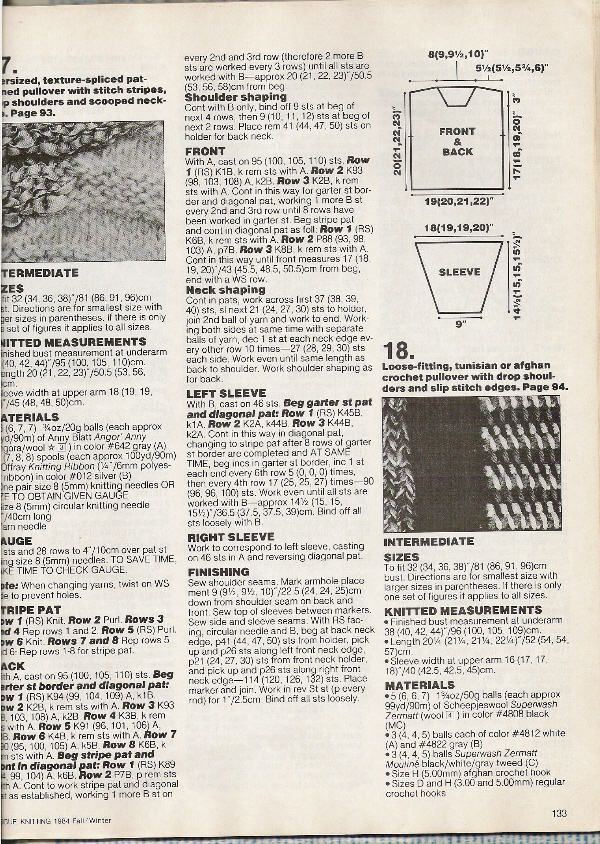 инструкция 18a. Старый Вог 1984