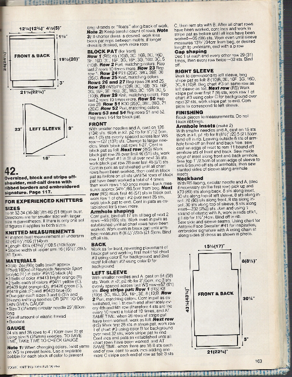 инструкция 42a. Старый Вог 1984