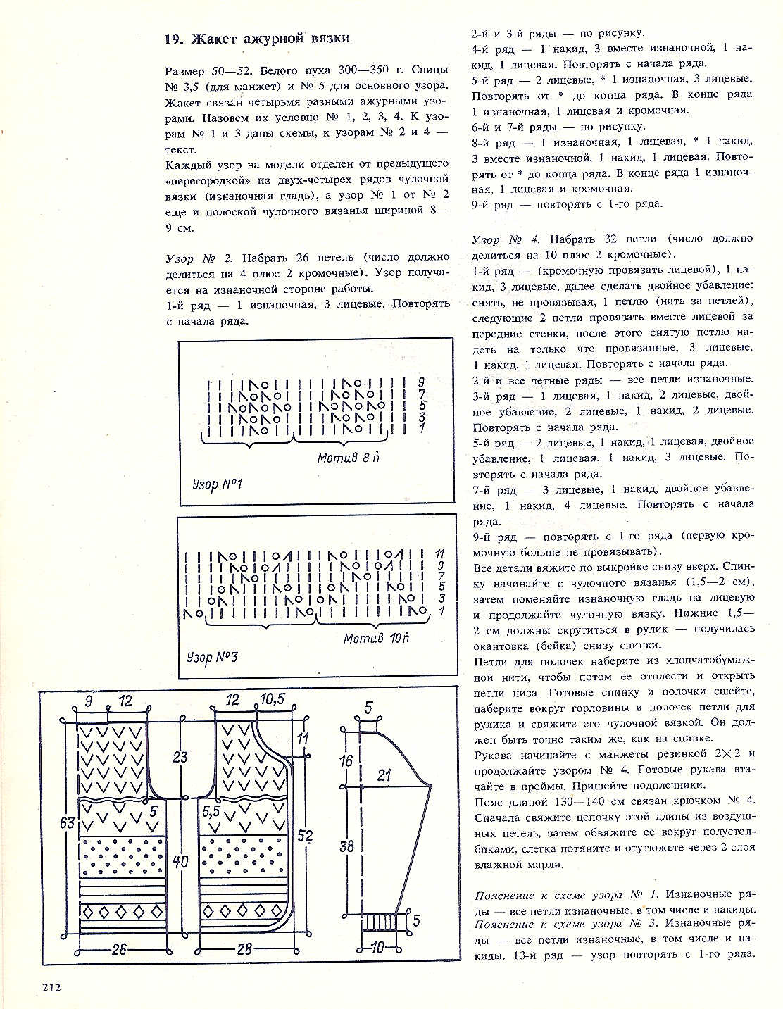 Модели с описанием