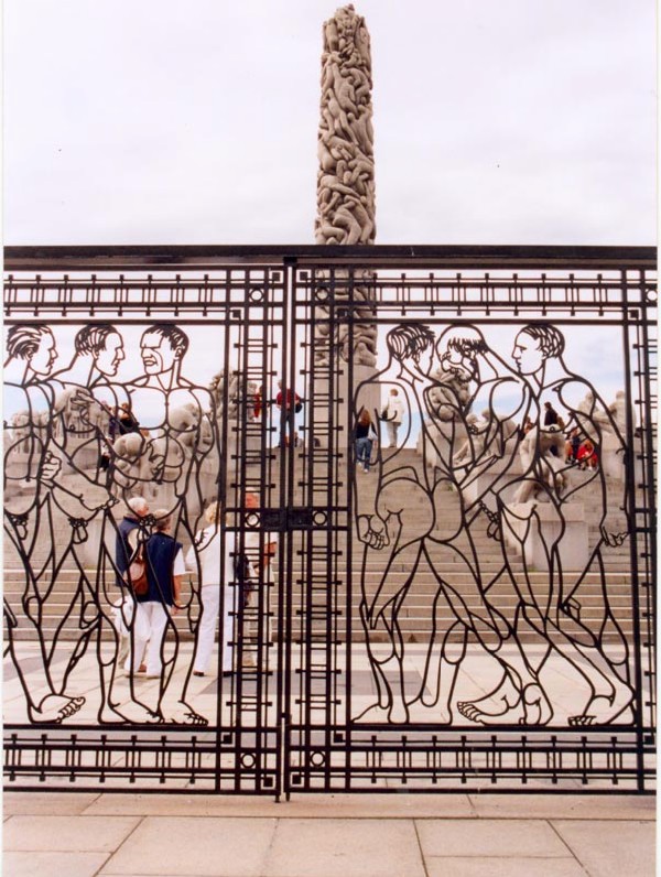 Vigeland-park. Sweden-Norway