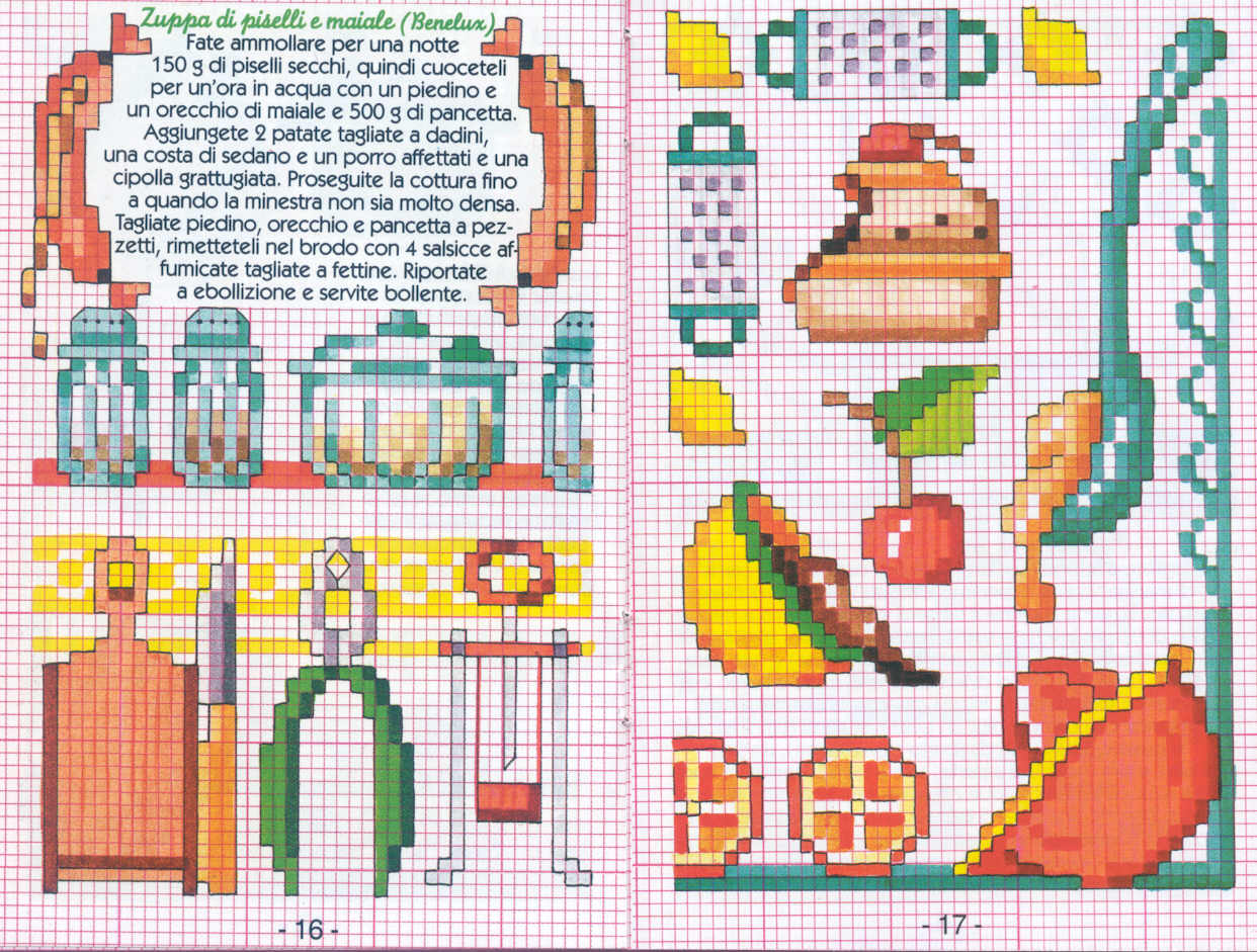 Kitchen_05. CROSS STITCH