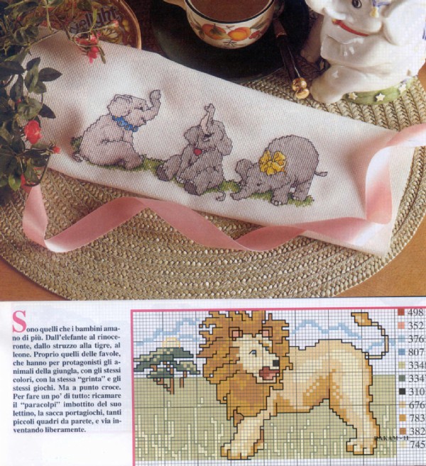 Elephants_Photo. CROSS STITCH_Rakam_ Elephants