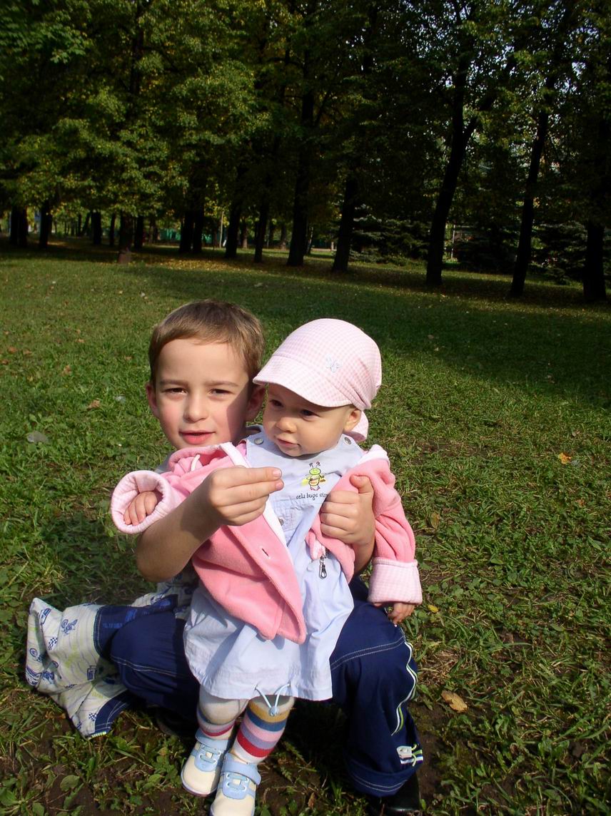 С Антоном. от 10 до 12