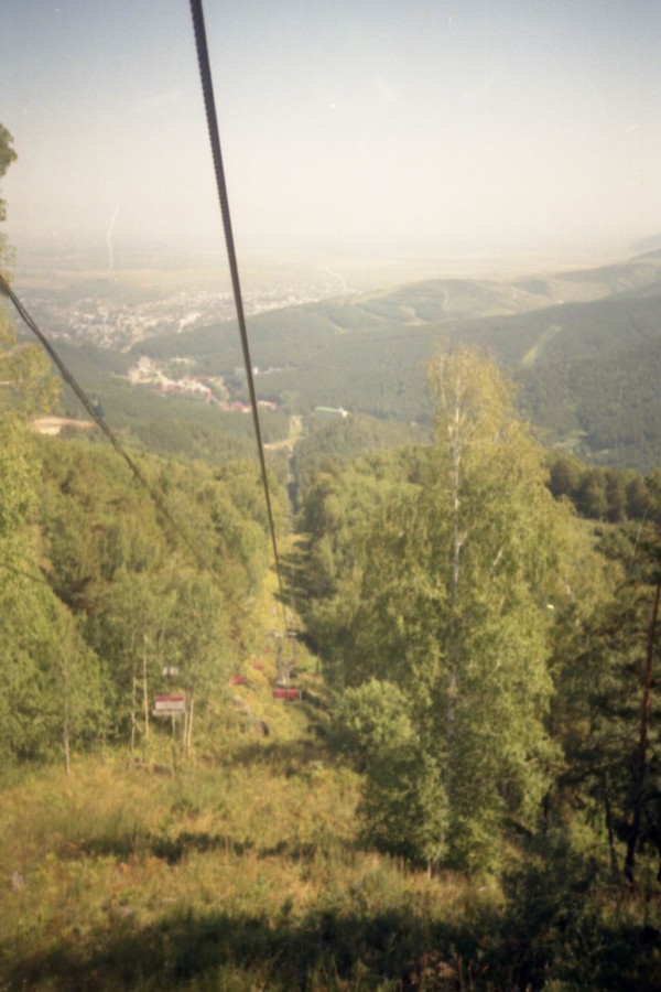 канатная дорога. Белокуриха летом