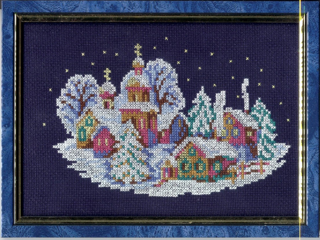 Деревушка от Риолис. Мои вышивки