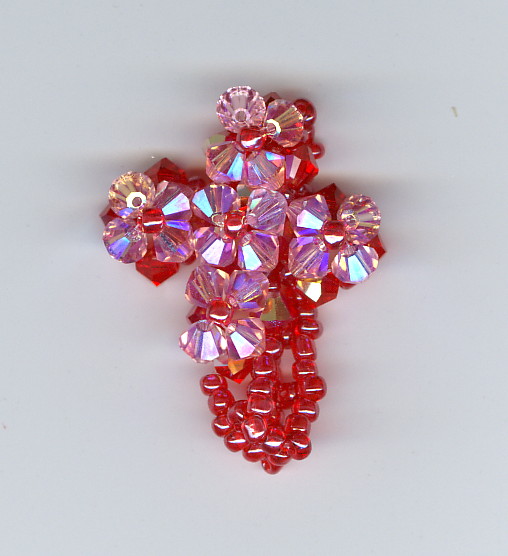 украшения с кристаллами Сваровски. бисер 