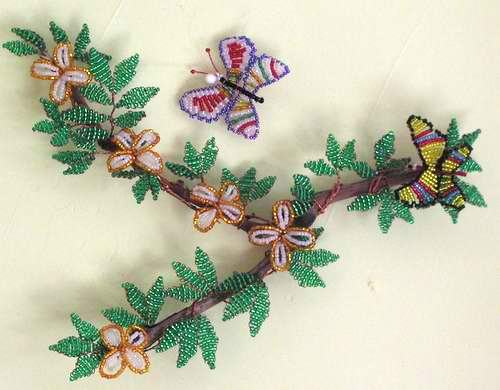 Веточка с бабочками.. 