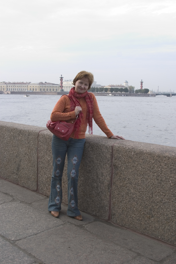 На набережной Невы. Питер