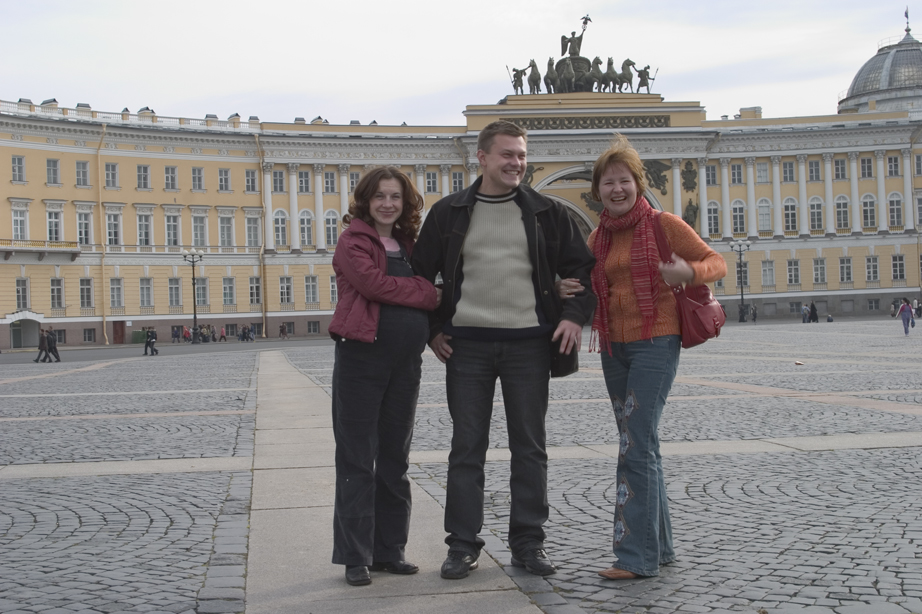 На Дворцовой площади. Питер