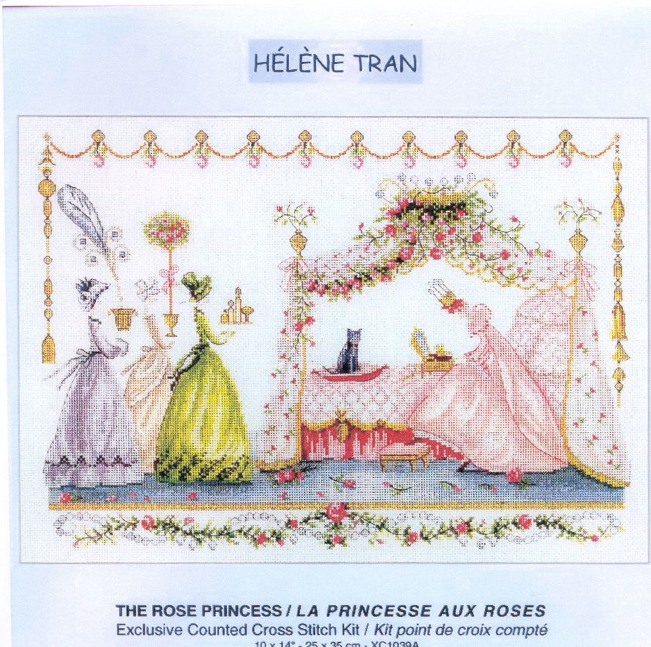 the rose princess. dmc - helene tran