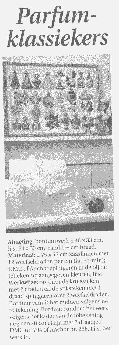 Parfume (flacons). dmc - helene tran