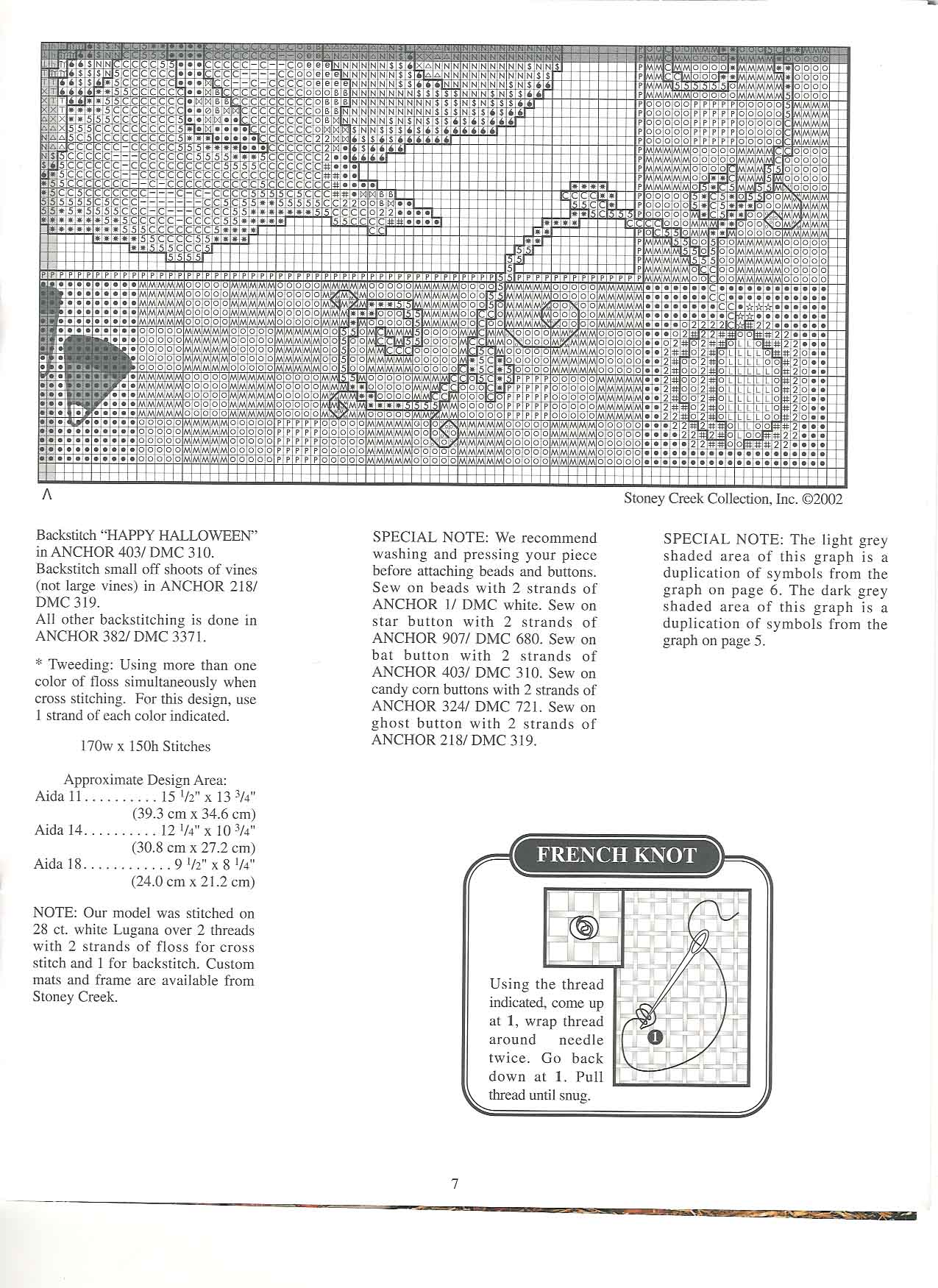 6. Frightfully friendly stitches - SCC304