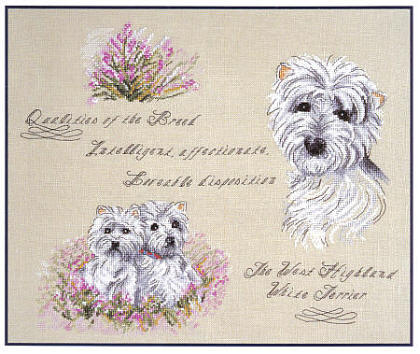 P. Pickering 'West Highland White'. Animals: