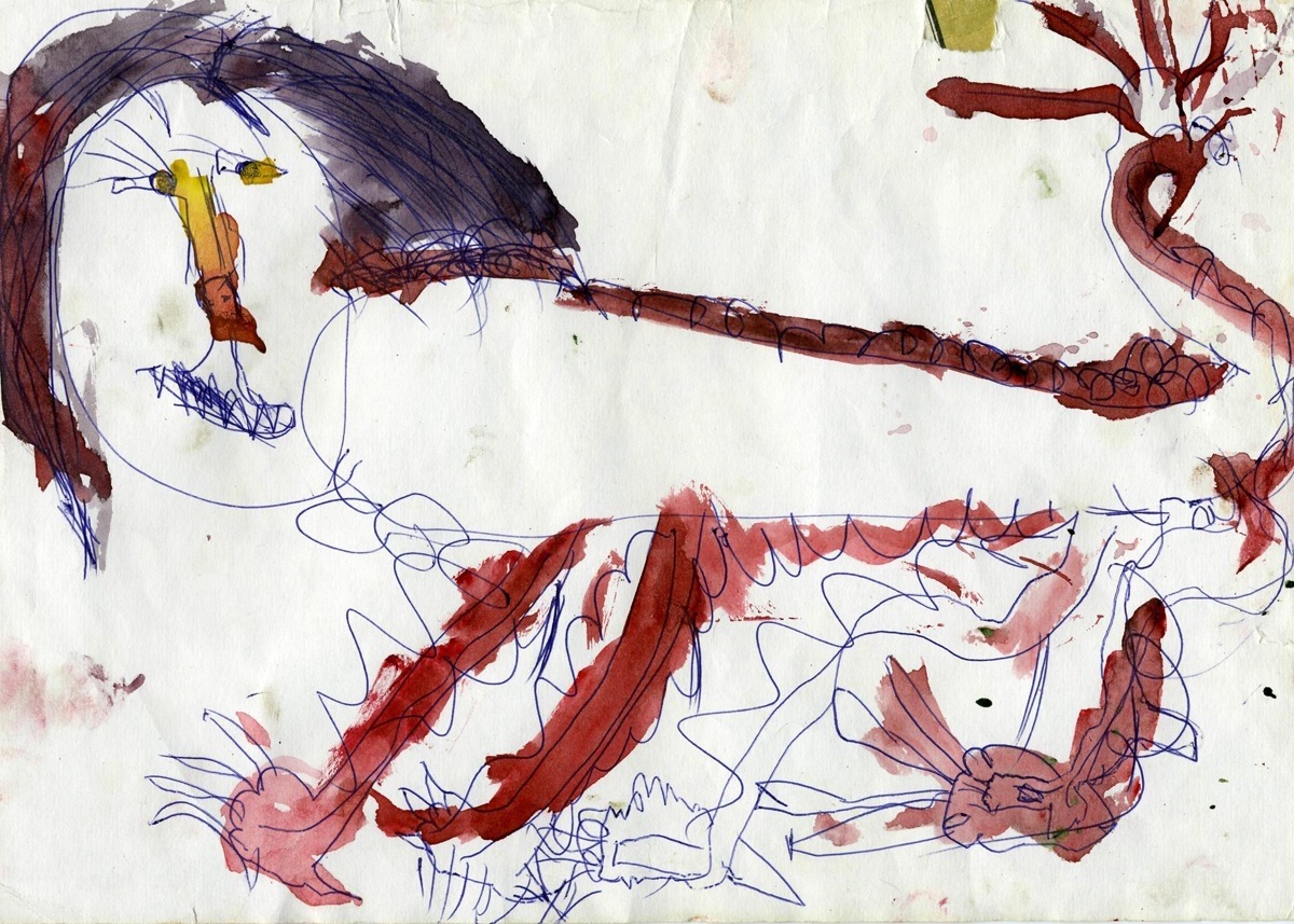 дядя Скар. Рисунки Асеньки