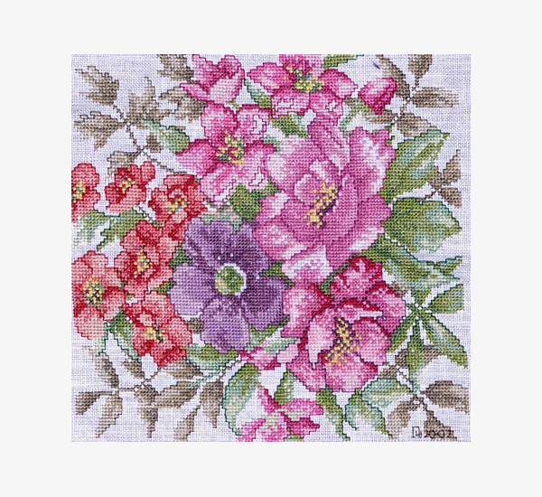 Предполагалось , что это подушка. 'Идеи Сюзанны' # Цветы