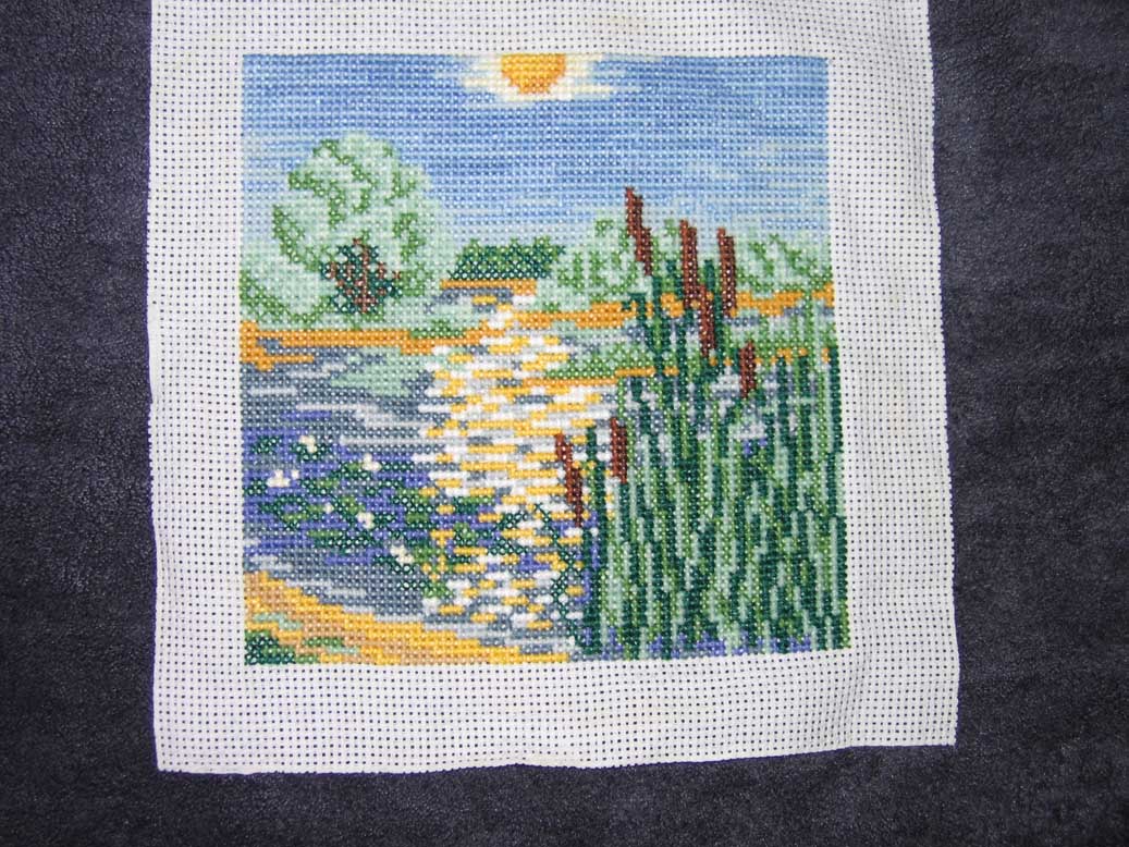 День. Немного вышивки :))