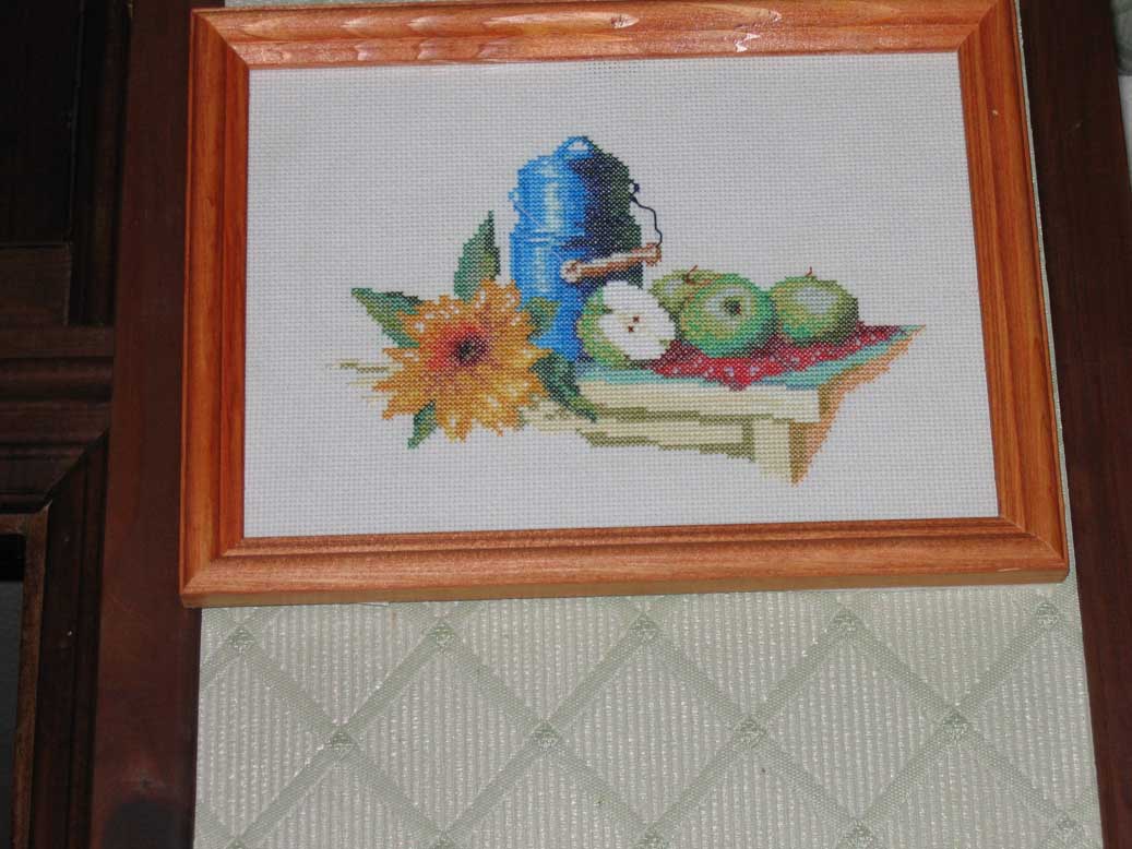 Сельское утро :)). Немного вышивки :))