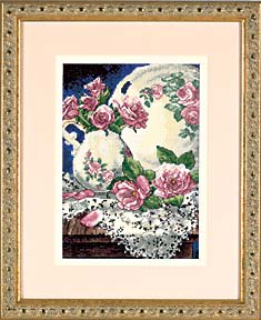 DIM_6929_Lace and roses. Dimensions