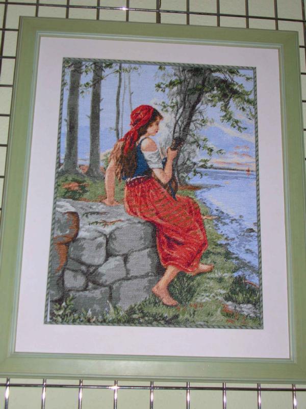 Девушка с виолой. 