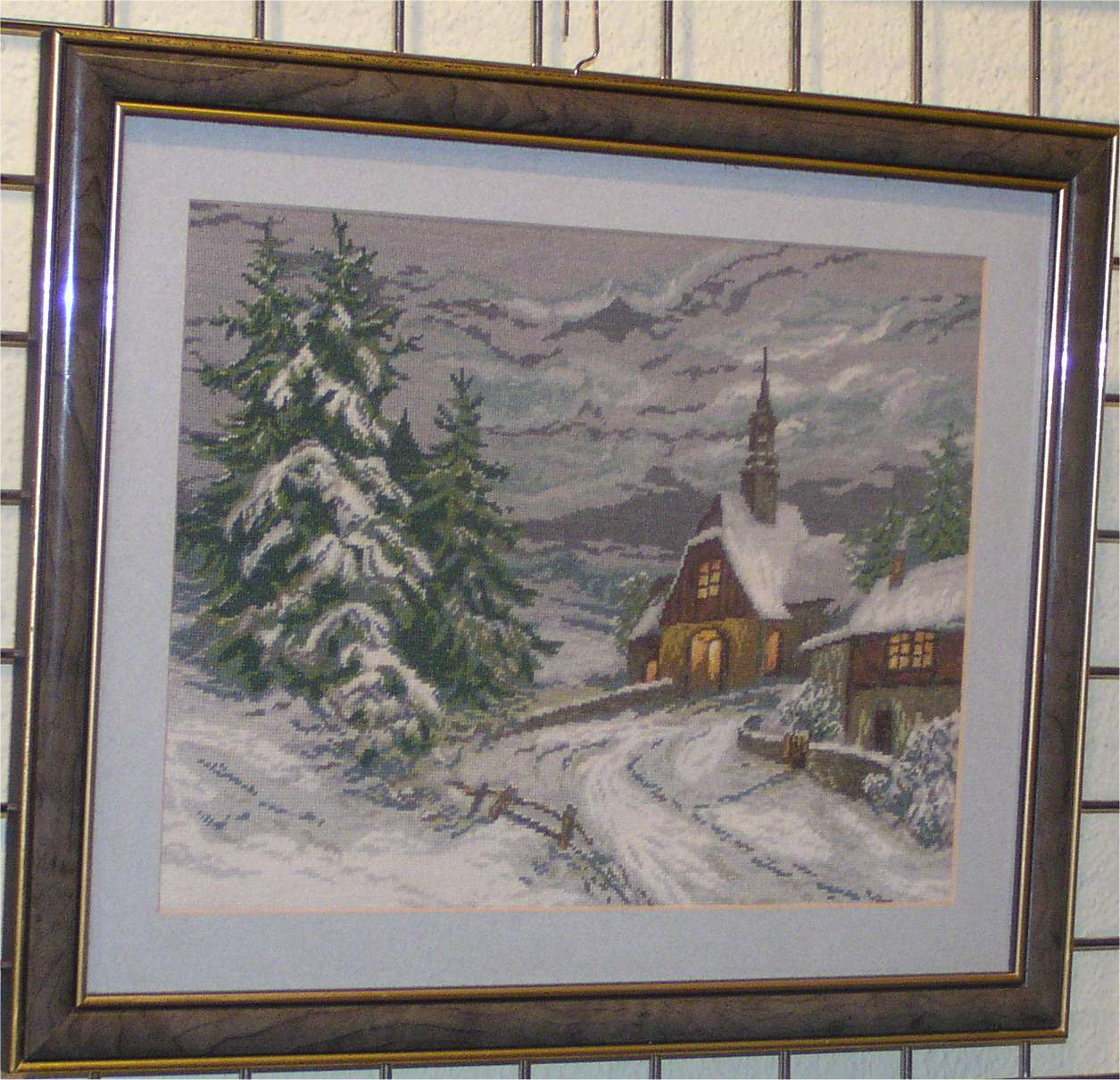 Кирха (петит-пойнт). 