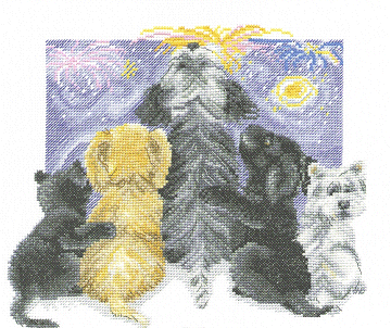 DMC 'Fireworks Display'. Animals: