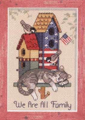 Dim. Birdhouse Nap. Cats