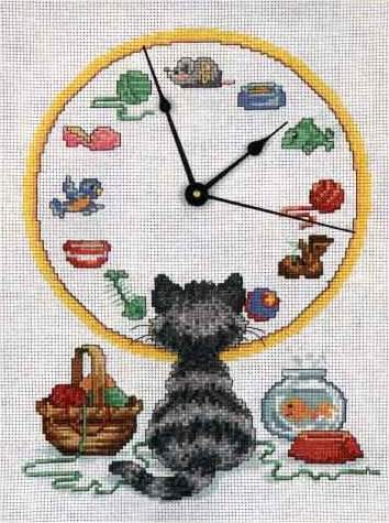 The Clock Watcher. Cats
