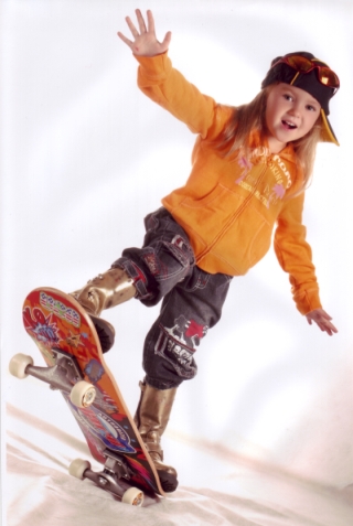 Скейтбордистка. Фотки