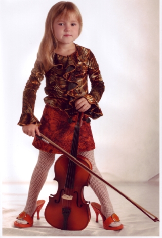 Скрипачка. Фотки