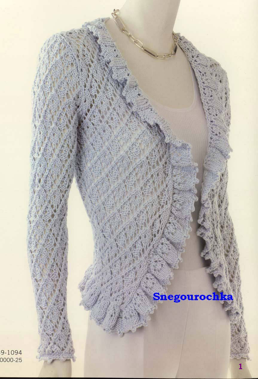 Кардиган № 1 из Виттадини. Переводы