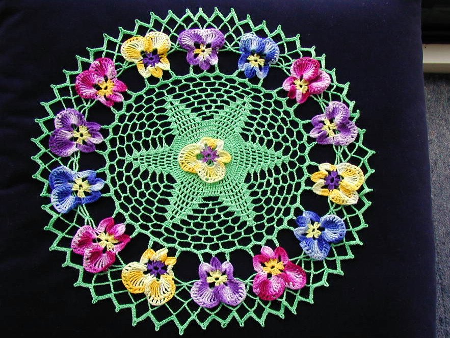 переделаные анютины глазки. Мои работы