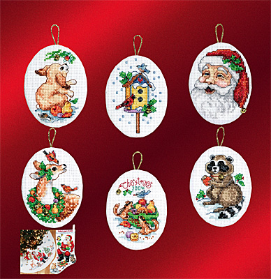 Santa and Animals Ornaments. ищу/ for looking